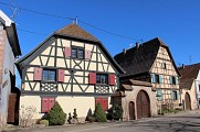 Maisons en bois de la rue de la Gare