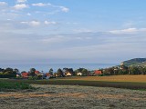 La plage de Quiberville depuis les hauteurs du village