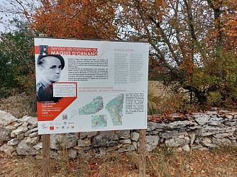 Sentier de mémoire du Maquis d'Ornano - Sur les pas des maquisards de La Bouriette à Volcan