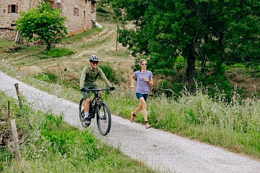 La Colline de l'Hermitage  en trail