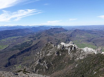 Pech de Bugarach au départ du Col du Linas
