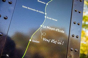 En route pour La Voie Verte du Val de Sioule depuis Saint-Pourçain