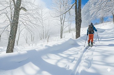 Montée des Chavannes - Ski de rando