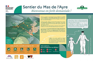 Sentier du Mas de l'Ayre.