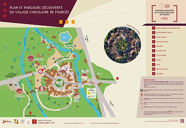 Parcours découverte du village circulaire de Fourcès