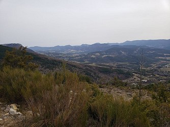 Les balcons de Rosans by mountain bike