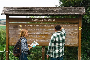 Castelnau-Barbarens : Le Chemin des Sources et des Bains