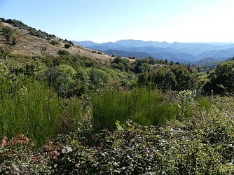 The ridges and valley of Le Coudoulous