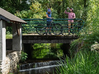 Ruisseau de Garue à VTT