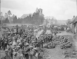 Behind the front lines in the Val de Somme.