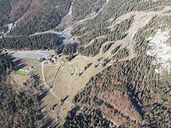 Ascent to Plaine-Joux by road bike