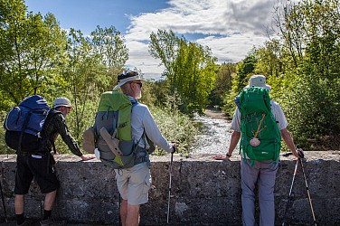 Hiking along the Santiago de Compostela - GR 65 route