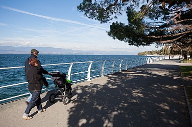 Pedestian tour of Thonon les Bains