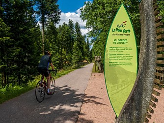 Véloroute et voie verte à La Bresse