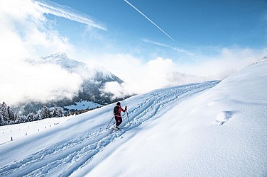 Snowshoe trail - Les Québales