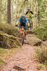 Trois vallées mountain bike trail