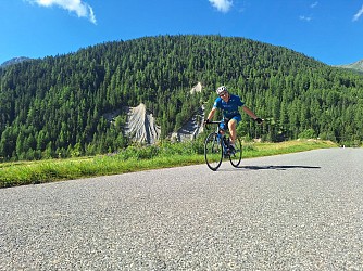 Ascent of Col de l'Échelle from La Vachette
