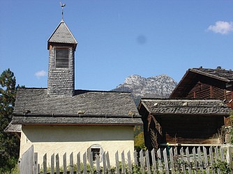 Le Grand-Bornand village by le Nant Robert