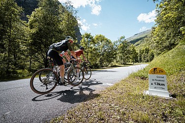 Cycling up Cormet de Roselend from Bourg-Saint-Maurice