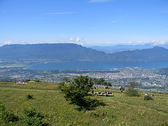 Cycling up Mont-Revard from Aix-les-Bains