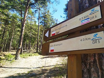 Col de Montgenèvre depuis La Vachette