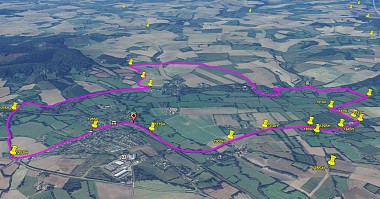 Villeray, au Fil de l'Huisne 11.8 Km