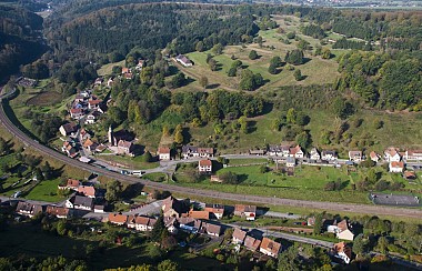 La Petite Pierre depuis Tieffenbach