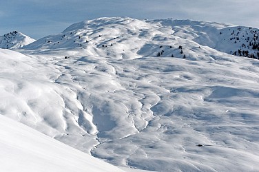 Le col de Bousson par la gravière