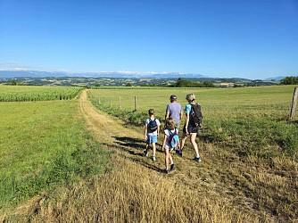 Chélieu over hills and streams