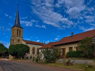 Walking route from Sanry-les-Vigy to La Grande Commune