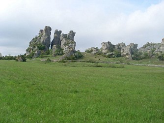 VTT N°67 - Roquesaltes, ruiniformes du Causse
