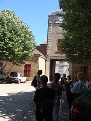 Visite version déficience sensorielle d'Aigueperse