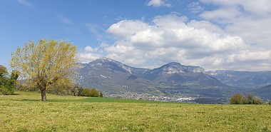 La croix de la Coche depuis Chambéry