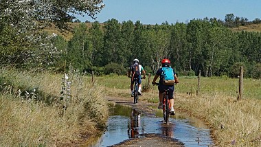 Les rives de l'Allier à VTT