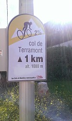 Cycling loop: Tour du Mont d'Hermone