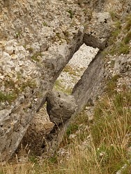 Les crevasses de l'Aup