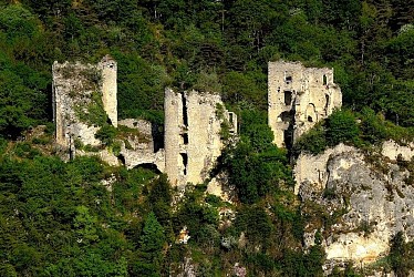 The feudal castel ruins