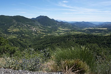 Montée du Col de l'Hysope par Thoard