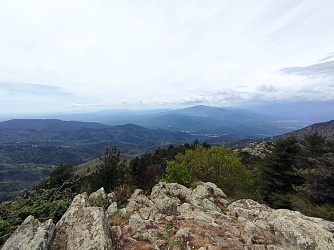 The "Roc del Grevol" and  "Puig d'Orella"