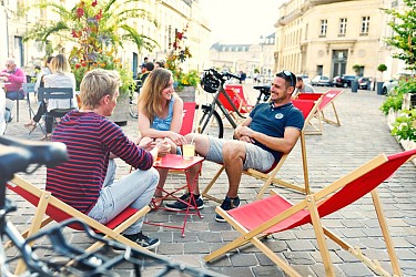 Itinéraire vélo : de Douvres-la-Délivrande à Caen