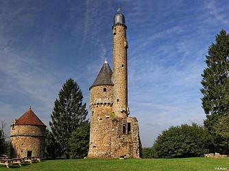 Randonnée à pied à la Chapelle d'Andaine Les Fées Andaine et Gione