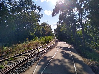 EuroVélo 5 de Lens à Wingles  V32 « vélo route de la Deûle » (section patrimoniale Lens Pont-à-Vendin)