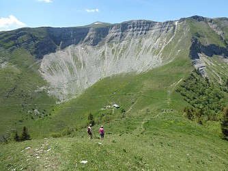 Randonnée pédestre : Echenevex - le cirque de Branveau et le Montchanais