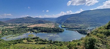 Les gorges de l'Ain et ses méandres par la Chapelle St-Maurice d’Echazeaux