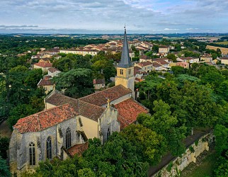 Jegun - Biran à vélo