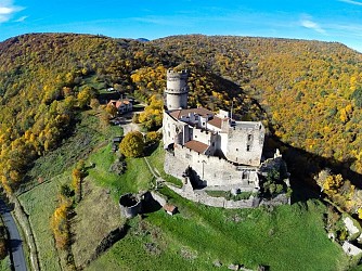 Le château de Tournoël - Les balades de Léa et Tino