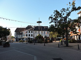 Walk in the old town of Mutzig