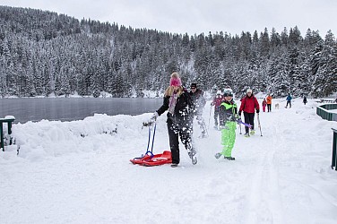 Balade en raquettes au Tanet : Circuit 3 Boucle du Schupferen