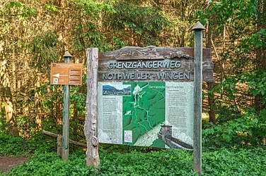 Circuit sentier saute-frontière