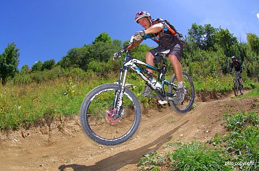 Mountain bike downhill "Sans les roulettes"
